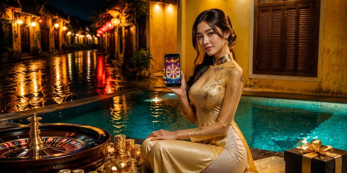 Cô gái áo dài Hội An chơi Roulette trực tuyến – casino live trên điện thoại