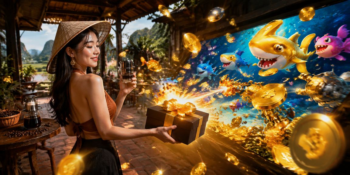 Người dùng tại Ninh Bình thưởng thức cà phê và đăng nhập cá cược trực tuyến